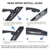 WINNERS Wiper Blades for Honda HRV 2023 2024 2025, OEM