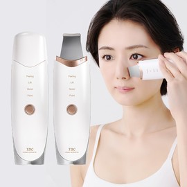 TBC Aqua Peel Clear 2 PRO Water Peeling, Gift, Waterproof, Facial Beautifying Device, EMS, Ultrasonic Pore Care, Keratin, Cleansing, Ion Care, Tightening, Moisturizing, Home Use, Spa Gift, Aesthetic
