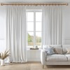 QDWIS Imitation Wood Grain Ball Curtain Rods for Windows 48