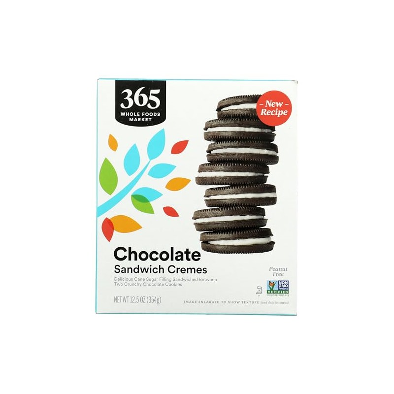 365 by Whole Foods Market Chocolate Sandwich Creme Cookie, 12.5