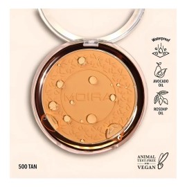Polvo Compacto A Prueba De Agua Moira Cosmetics Gbc Color TAN SWP500