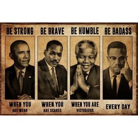 Be Strong When Weak Poster African American Leaders Wooden Puzzles 300 Adult Jigsaw Puzzles Puzzle Prop Animal Wooden Jigsaw Puzzle Toys and Games Fit Together Challenging Artwork