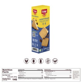 Schar - Honeygrams - Certified Gluten Free - No GMO's, Lactose, Wheat or Preservatives - (5.6 oz) 3 Pack