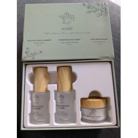 Kore K-beauty Skin Care Set 3 pcs Skincare Kit Cleanser+Tonner +Moisturizer