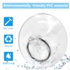 Piutouyar 12Pcs Suction Cup with Ring 2"/50mm Clear Key Ring