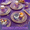 Blushtier 97 Pcs Ramadan Eid Mubarak Party Tableware Set for