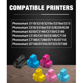 Color Print Remanufactured 02 Ink Cartridge Magenta Replacement for HP 02XL Ink for Photosmart C7250 C6280 C7200 C7280 8250 C6180 C5280 Series Printer (1-Pack, HP 02 Magenta,C8772WN)