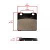 Caltric Brake Pads for Suzuki VS800 VS800GL Intruder 1992-2004 Front