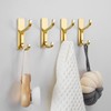 pickpiff Adhesive Wall Coat Hooks - Heavy Duty Stick-On Door
