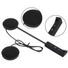 1 Pair Motorcycle Helmet BT Headset Headphone Speakers Support Hands
