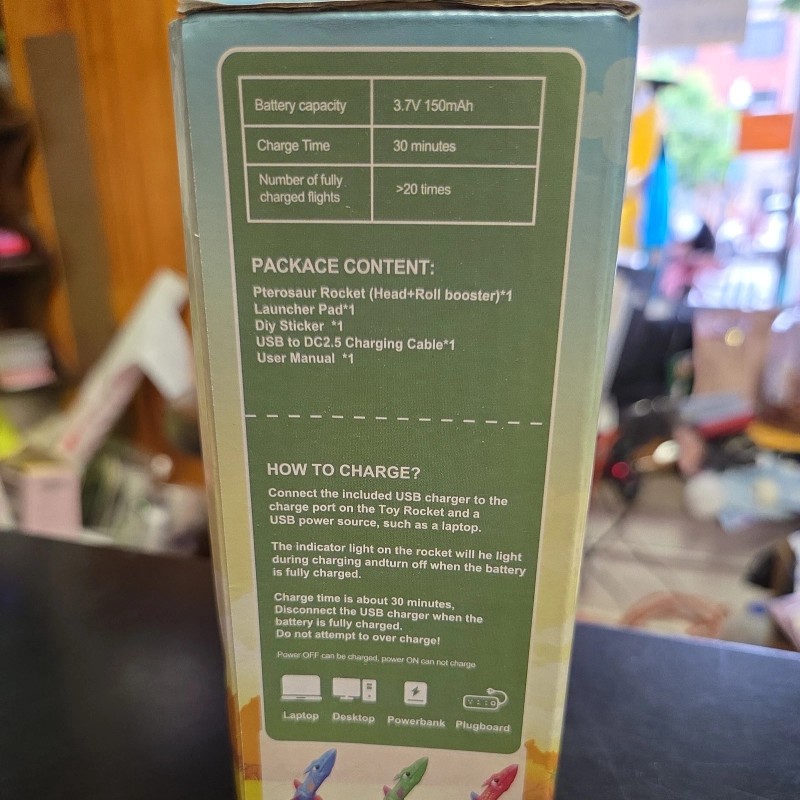 stem Pter Saur usb Dinosar Rocket by STEM