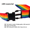 2 Pack Suitcase Belts, Adjustable Luggage Straps, Bright Colors Travel
