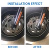 Front Axle Caps, PSLER Motorcycle Front Axle Nut Covers for