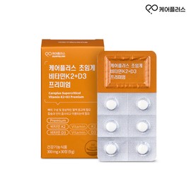 Care Plus Supercritical Vitamin K2+D3 30 tablets, 1 piece / 케어플러스 초임계 비타민 K2+D3 30정, 1개