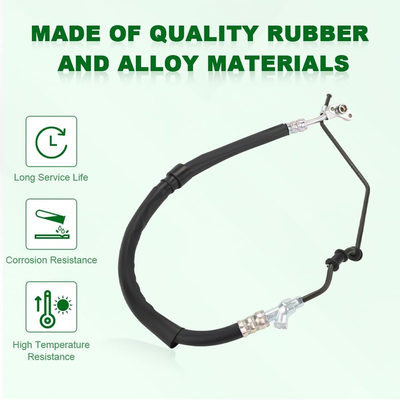 QCESEV Power Steering Pressure Hose Assembly Compatible with 2007 2008