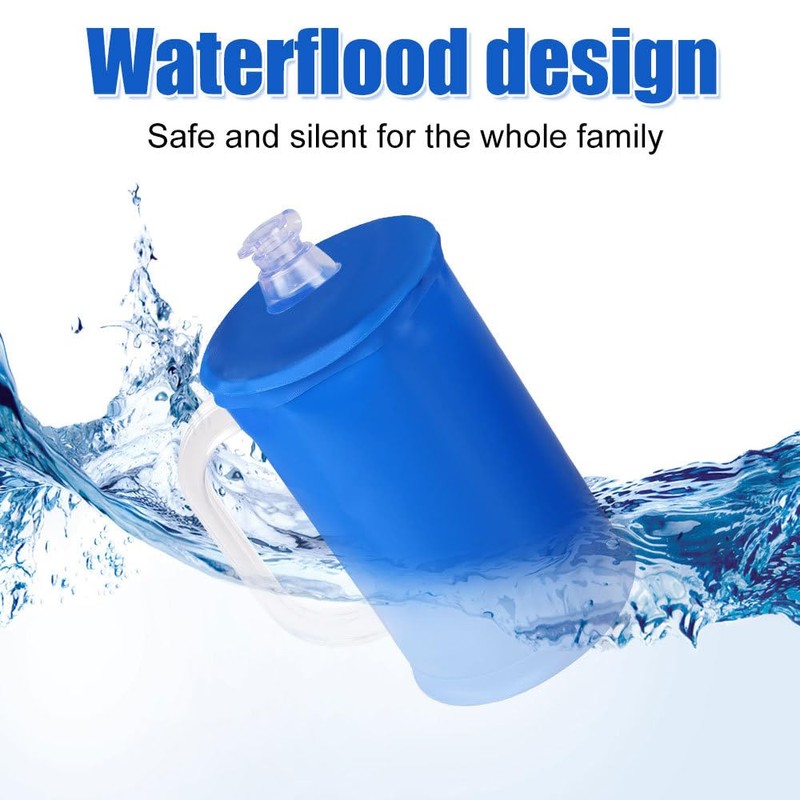 2 Pcs Water Filled Dumbbells, Transparent PVC Weight Water Bottle