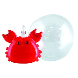 Four Cart Cute Handmade Glassware Floating Crab
