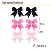 3 Pairs Bow Hair Clips for Women Girls Hair Bow