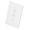 Smart Light Switch APP Control 3 Way Tempered Glass Panel