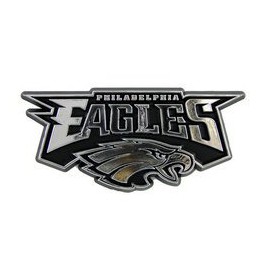 Philadelphia Eagles Silver Auto Emblem