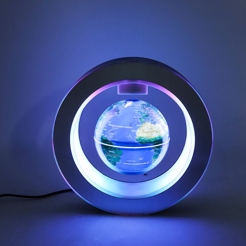 Levitating Globe Floating Globe With LED Lights Magnetic Field Levitation