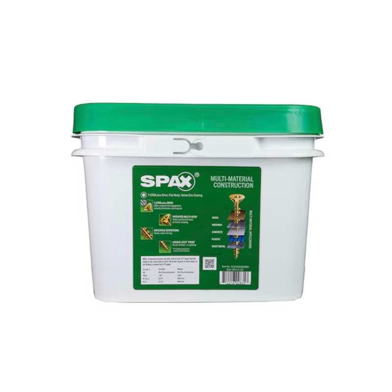 SPAX #8 x 2-1/2" Interior Flat Head Wood Screws Construction