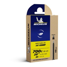 MICHELIN (ミシュラン) カメラ A1 AirCOMP 700×18-25V 仏式 48mmバルブ スポーツ ブラック フリーサイズ
