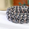Magnetic Hematite Bracelet，Women's Magnetic Bracelet Comes with Crystal Sparkle Rhinestones，Eliminate