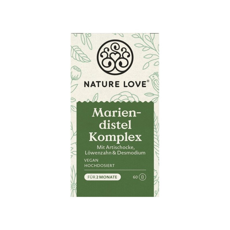 네이처 러브 Nature Love 밀크시슬 캡슐 60개 40g Nature Love
