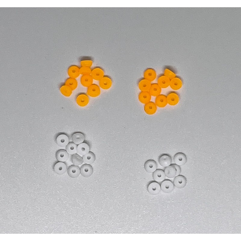 LEFFAI 10 Sets Bushings for Fingerboard Trucks -Random Color