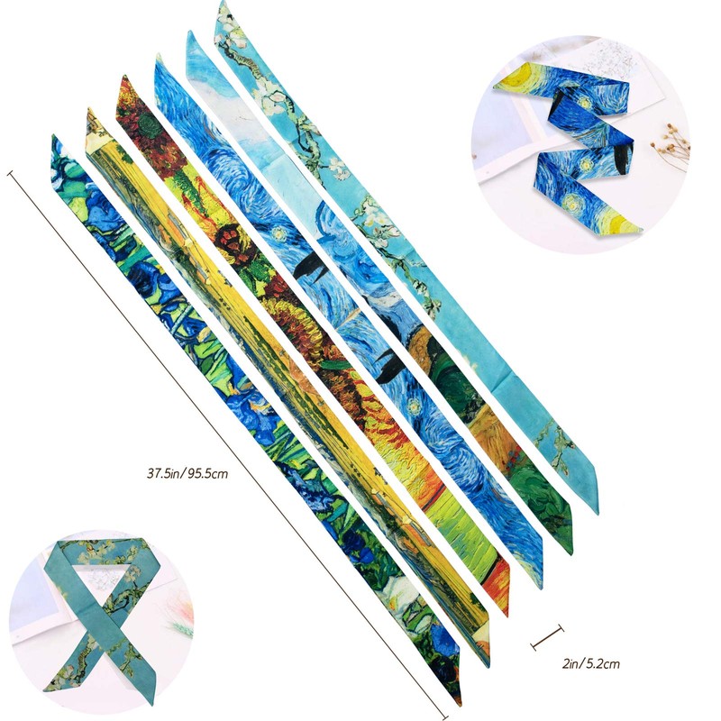 AUHOKY - 6 pulseras con asa de bolso y cinta