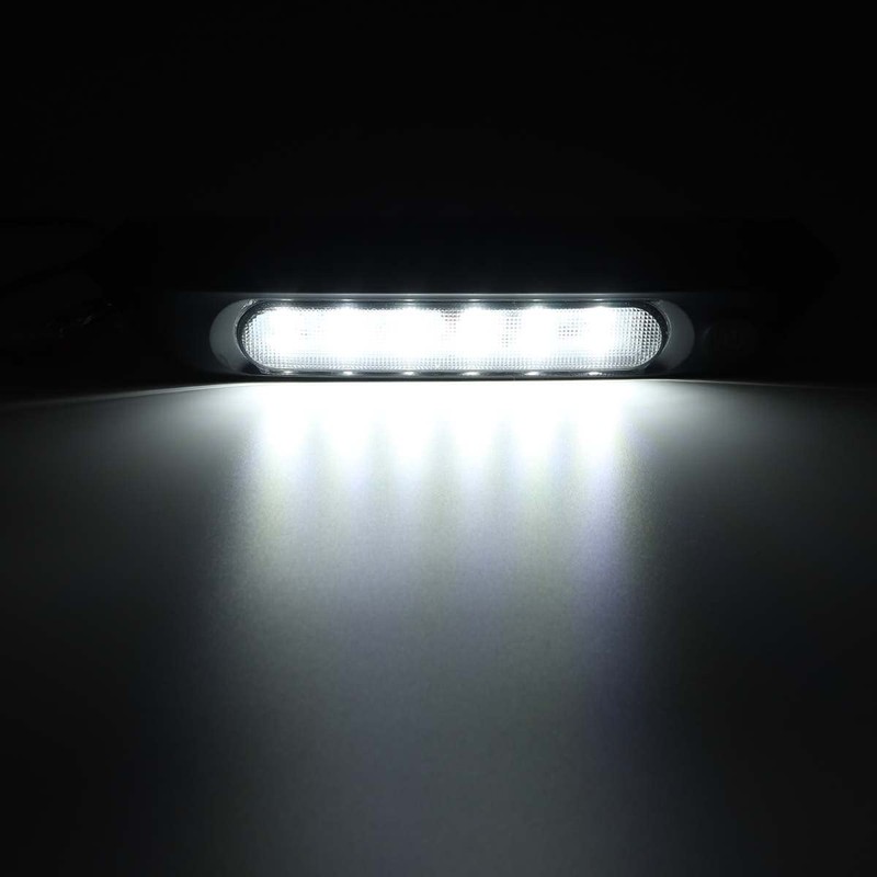 12V LED RV Awning Porch Light, 8W IP67 Waterproof Exterior