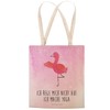 Mr. & Mrs. Panda Flamingo Yoga Shopping Bag, Purple