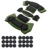 Yzpacc Airsoft Helmet Padding Helmet Pads Set, Second Generation Green