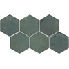 Daltile Mesmerist 4" Hexagon Ceramic Wall Tile in Allure (30