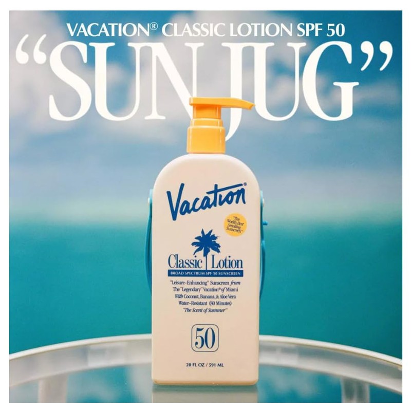 Vacation Loción Protector Solar Classic, SPF 50, Presentación de 591