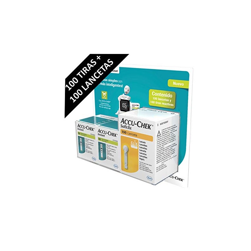 Accu-Chek Instant 100 Tiras Y 100 Lancetas