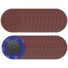 sourcing map 25pcs Quick Change Sanding Discs 2" 36 Grit