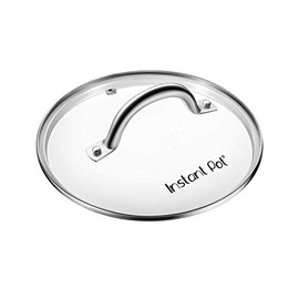 Instant Pot Tempered Glass Lid, 10 inch Stainless Steel (8 Qt/ 8L model)