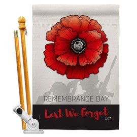 Angeleno Heritage Remembrance Day House Flag Set Armed Forces Branches Support Honor United State American Military Veteran Decoration Banner Small Garden Yard Gift Double-Sided, Made in USA