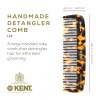 Kent 5.7" Handmade Wide Tooth Detangling Comb - Yellow Tokyo