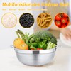 Onader Stainless Steel Pasta Strainer Kitchen Strainer with Handles, Metal