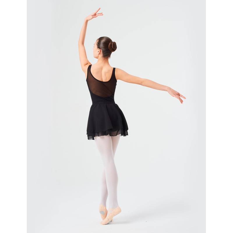 tanzmuster Children's Ballet skirt "Elli” with elastic waist in cotton