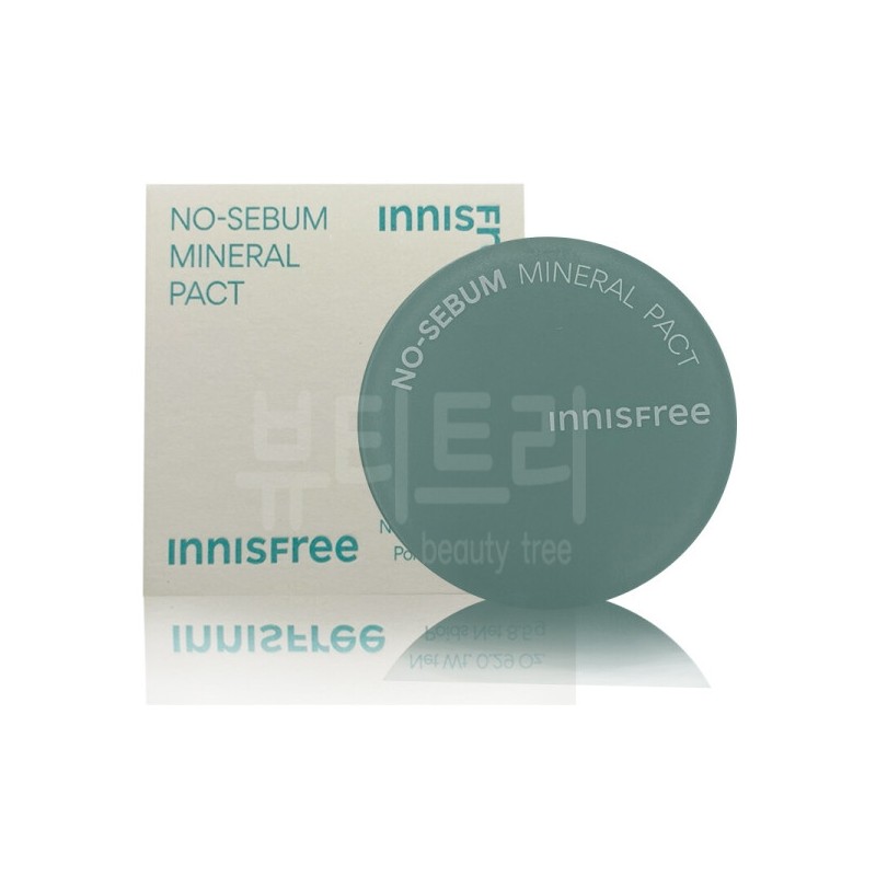 Innisfree No-Sebum Mineral Pact 8.5g / 이니스프리 노세범 미네랄 팩트