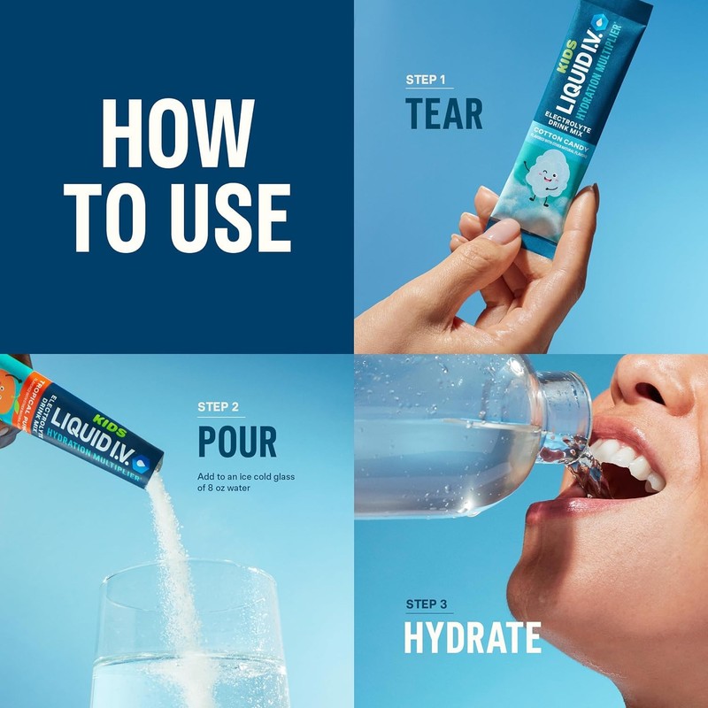 Liquid I.V.® Hydration Multiplier - Cotton Candy | Electrolyte Powder