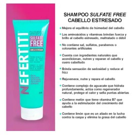 Nefertiti Shampoo Mascarilla Sulfate Free Cabello Estresado