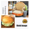 Simulation Bread Burger Shape Pillow Cute Food Plush Pillow Soft