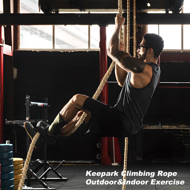 Climbing Rope, 1.5 Inch in Diameter Gym Climbing Rope, No