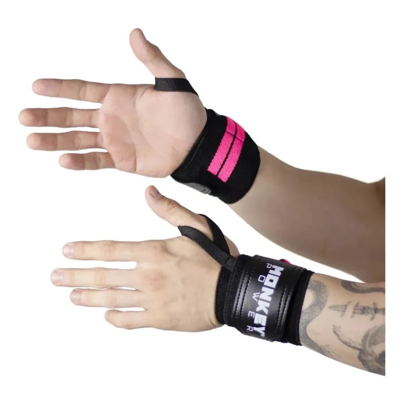 Monkey Power Pack Rodilleras Clasicas Muñequeras Fitness Gym