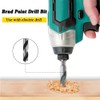 Bestgle 6 Pcs Brad Point Drill Bits, 1/4 Inch Hex